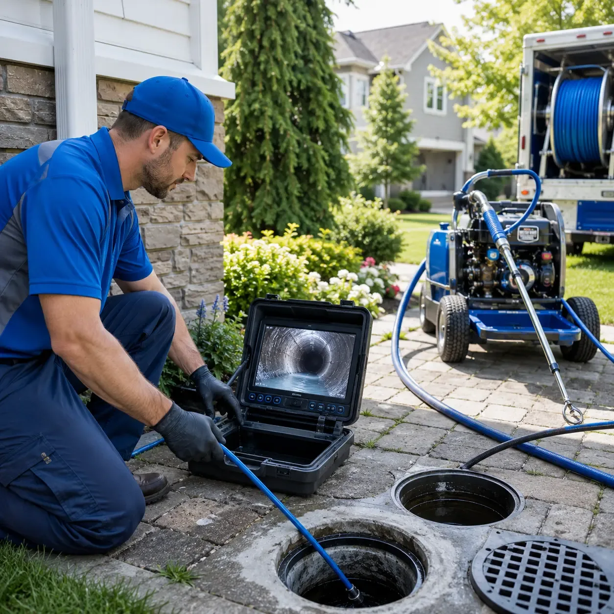 Outdoor drain cleaning professionals serving Burnside, IA